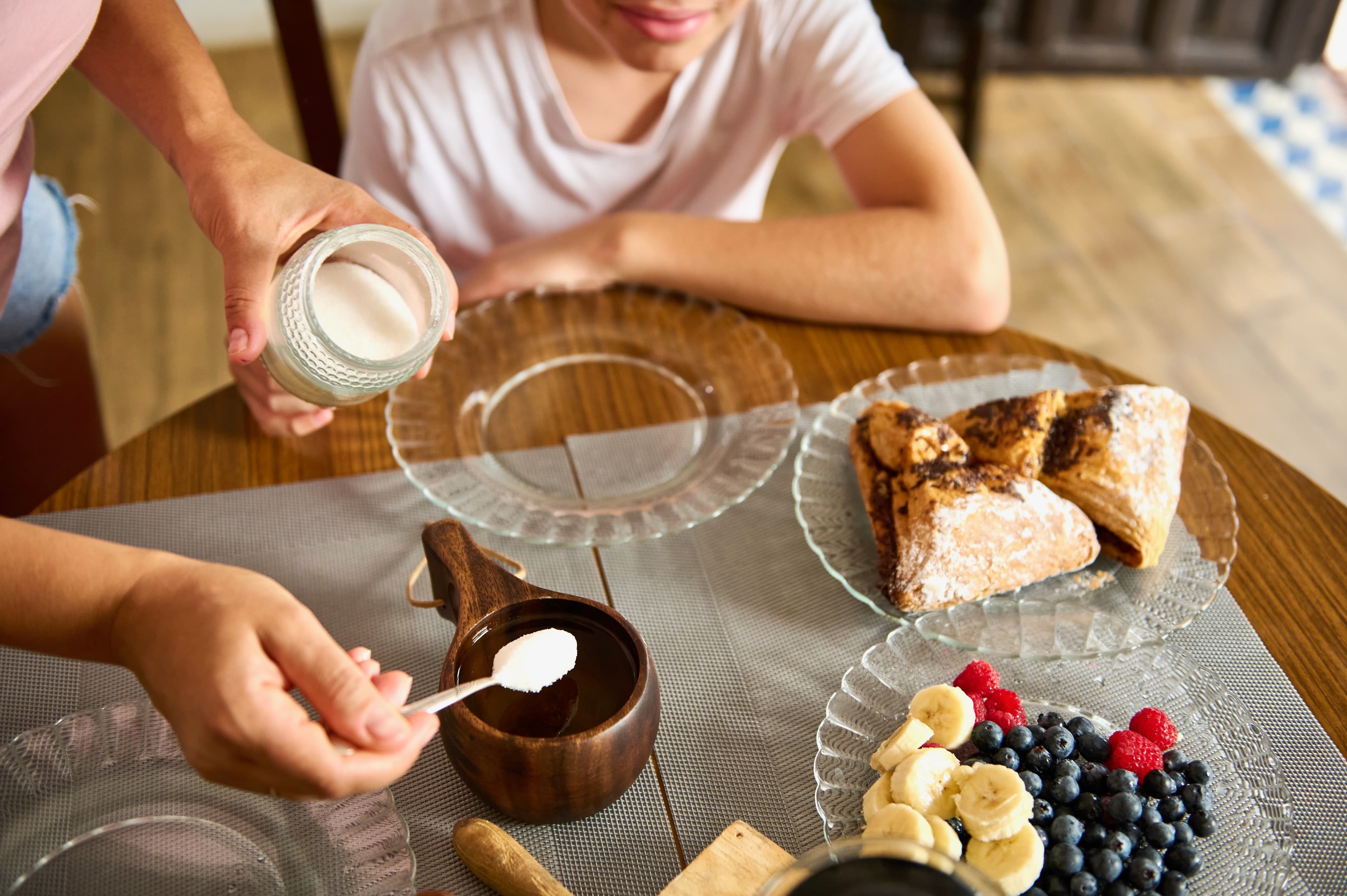 Young woman moved into new home